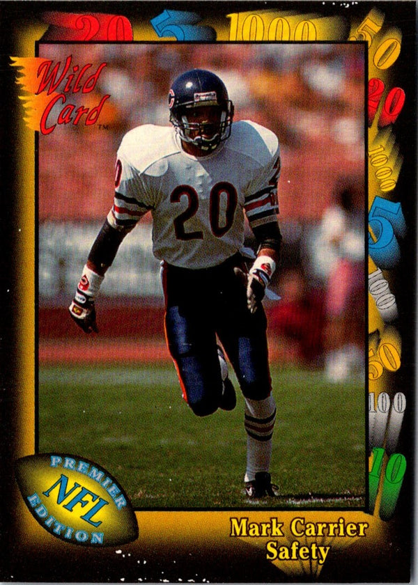 1991 Wild Card Mark Carrier #63