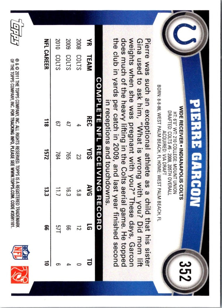 2011 Topps Pierre Garcon