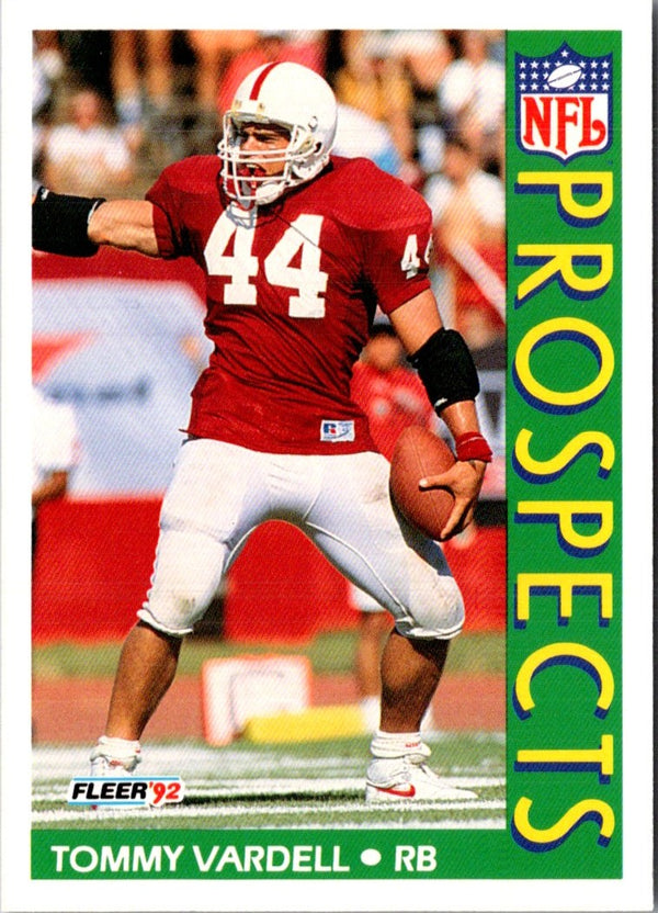 1992 Fleer Tommy Vardell #449 Rookie