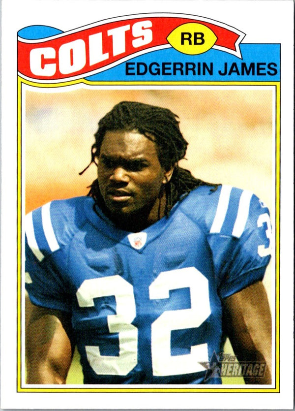 2005 Topps Heritage Edgerrin James #14