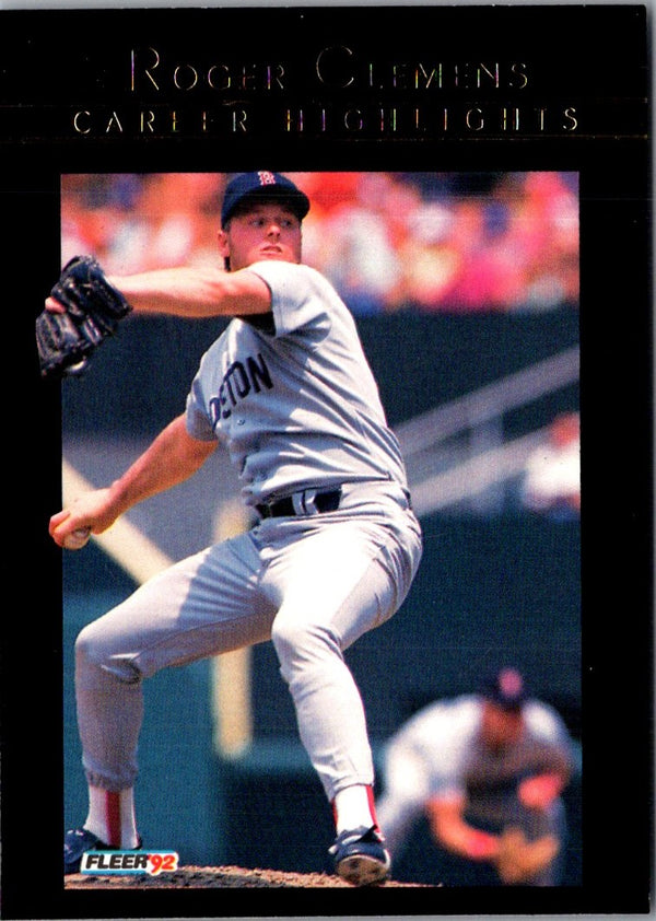 1992 Fleer Roger Clemens #6