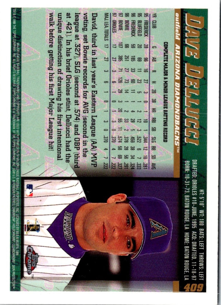 1998 Topps Chrome David Dellucci