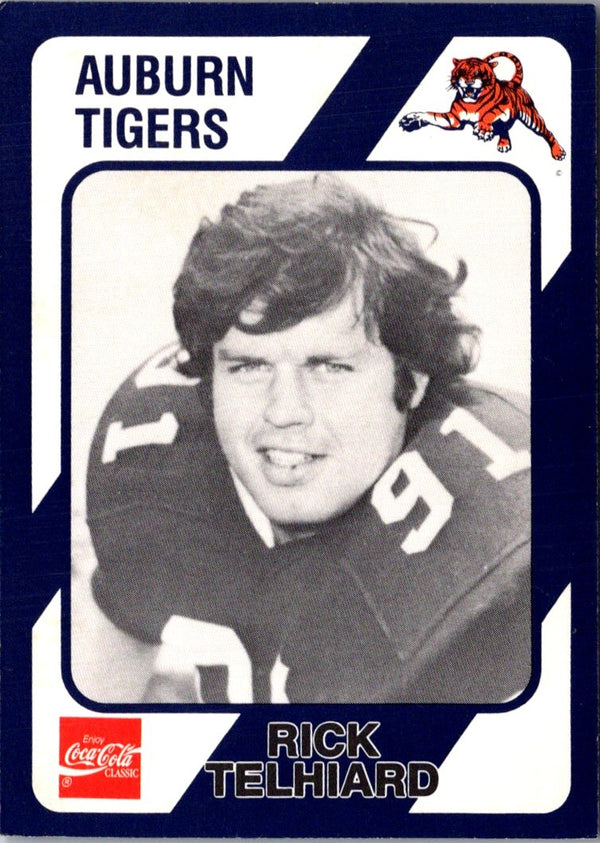 1989 Collegiate Collection Auburn Coke 580 Rick Telhiard #498