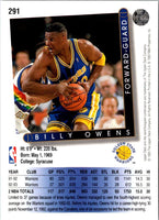 1993 Upper Deck Billy Owens #291