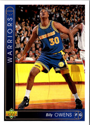 1993 Upper Deck Billy Owens #291