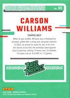 2023 Donruss Holo Blue Carson Williams #65