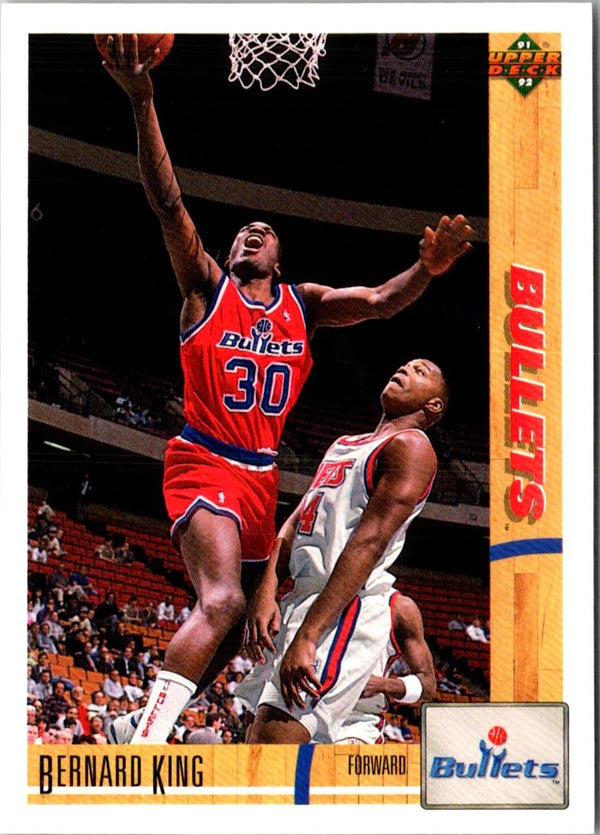 1991 Upper Deck Bernard King #65