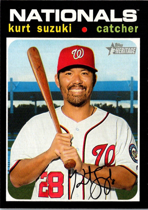 2020 Topps Heritage Kurt Suzuki #165