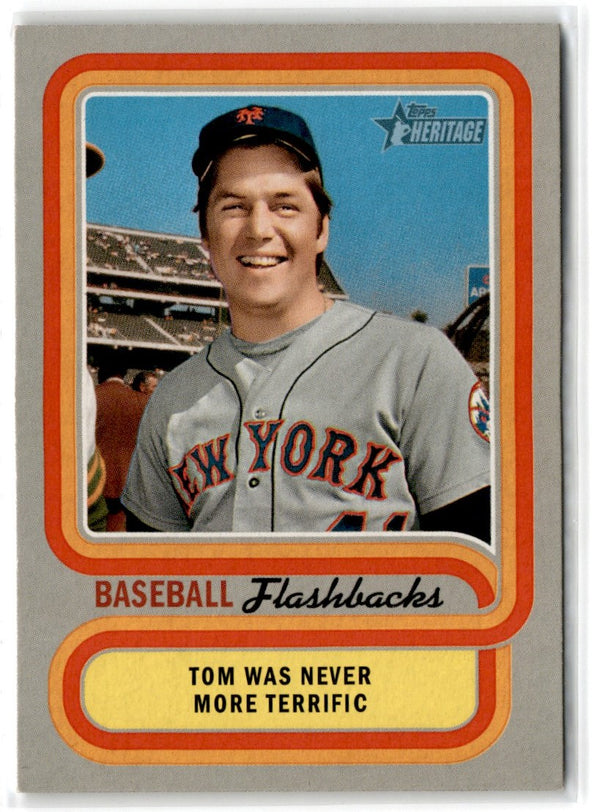 2019 Topps Heritage Baseball Flashbacks Tom Seaver #BF-TS