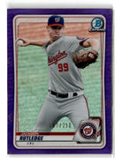 2020 Bowman Draft Refractor Purple Jackson Rutledge