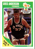 1989 Fleer Greg Anderson #85