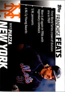 2019 Topps Franchise Feats Mike Piazza