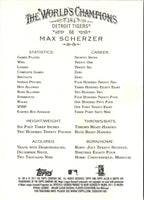 2011 Topps Allen & Ginter Max Scherzer #68