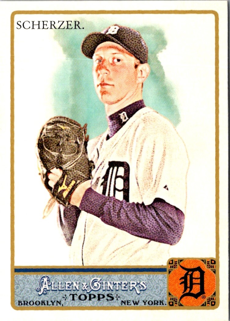 2011 Topps Allen & Ginter Max Scherzer