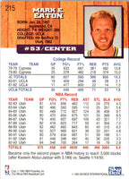 1993 Hoops Fifth Anniversary Gold Mark Eaton #215