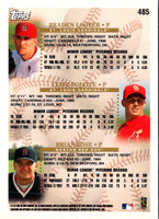 1998 Topps Inaugural Devil Rays Brian Rose/Braden Looper/Cliff Politte #485