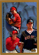 1998 Topps Inaugural Devil Rays Brian Rose/Braden Looper/Cliff Politte