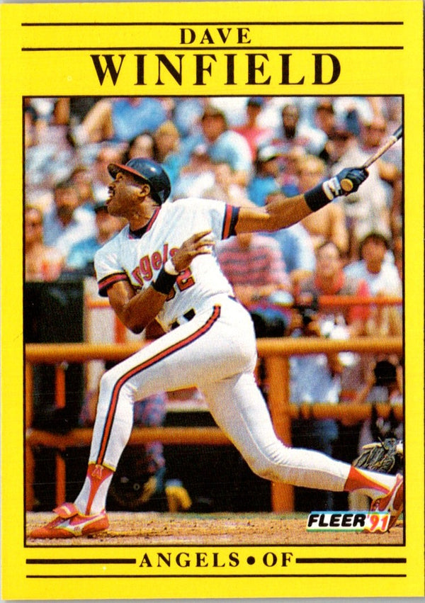 1991 Fleer Dave Winfield #329