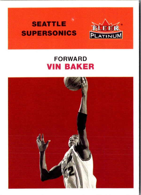 2001 Fleer Platinum Vin Baker #111