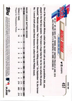 2021 Topps Blue Mickey Moniak #457