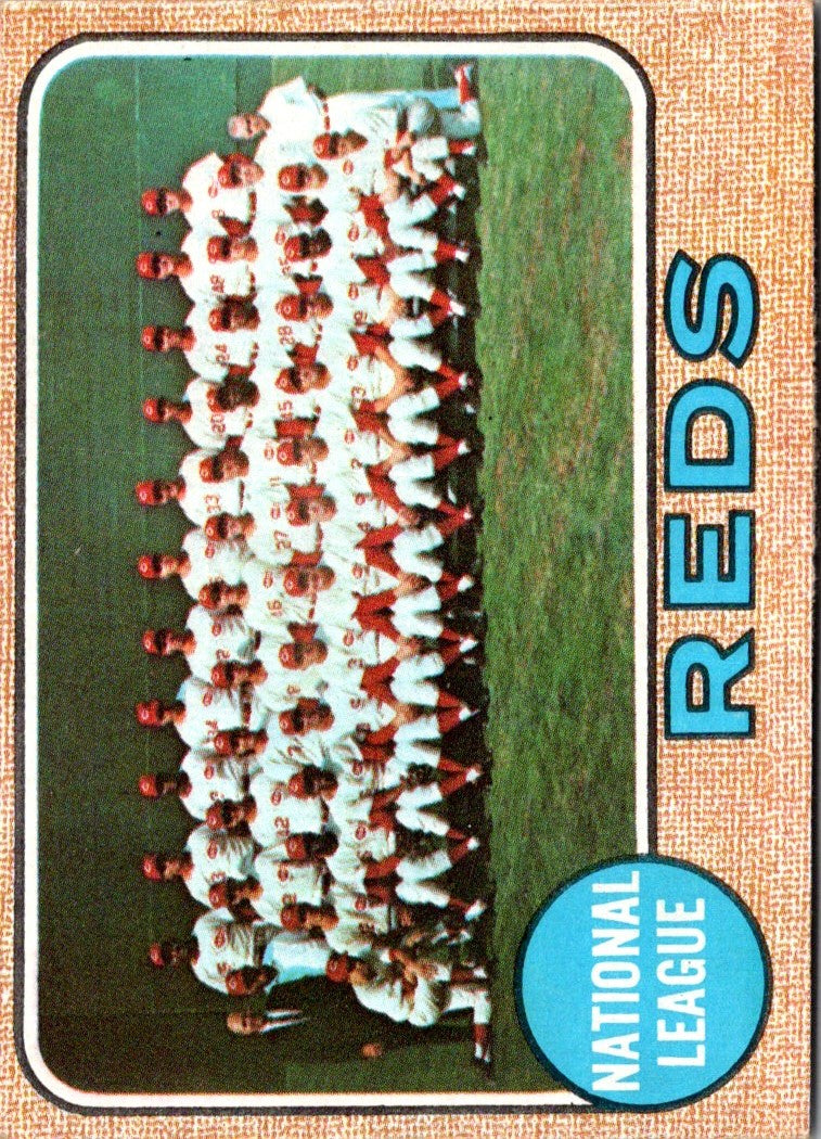 1968 Topps Cincinnati Reds