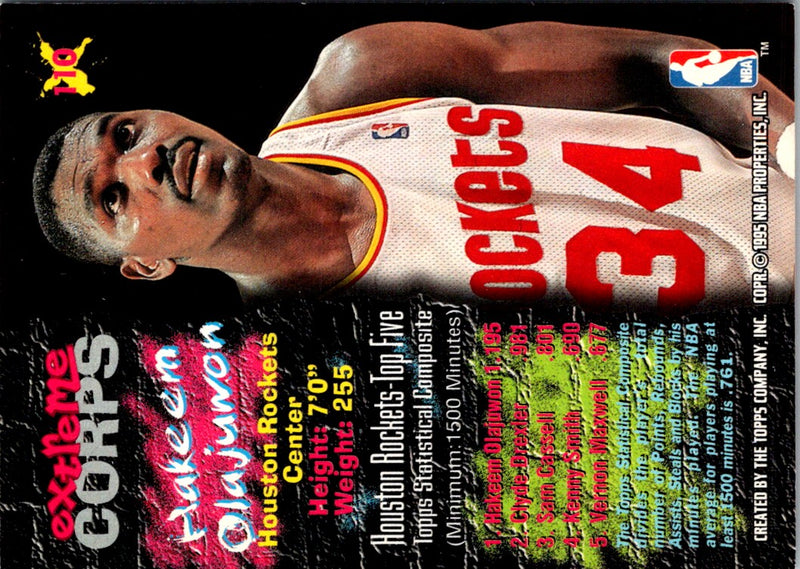 1995 Stadium Club Hakeem Olajuwon