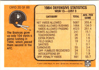 1985 Fleer Team Action Finishing Off the Tackle (Defense) #20