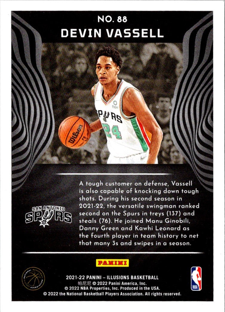 2021 Panini Illusions Devin vassell