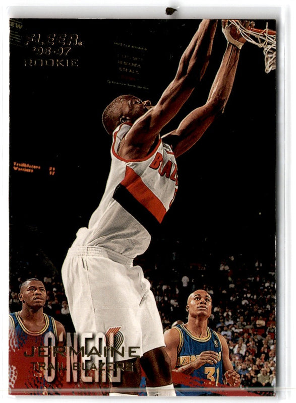 1996 Fleer Jermaine O'Neal #242 Rookie