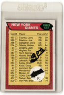 1976 Topps New York Giants