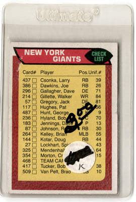 1976 Topps New York Giants #468