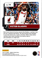 2022 Donruss Holo Laser Red/Gold Victor Oladipo #74