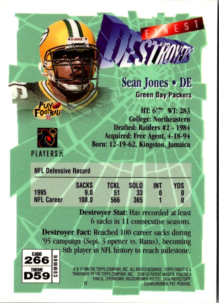 1996 Finest Sean Jones