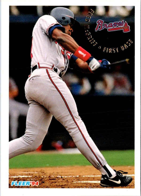 1994 Fleer Fred McGriff #366