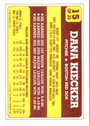 1991 Topps Toys'R'Us Rookies Dana Kiecker