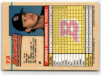 1992 Bowman Jeremy Hernandez #73 Rookie
