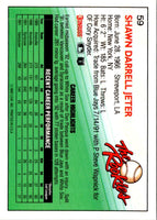 1992 Donruss The Rookies Shawn Jeter #59 Rookie