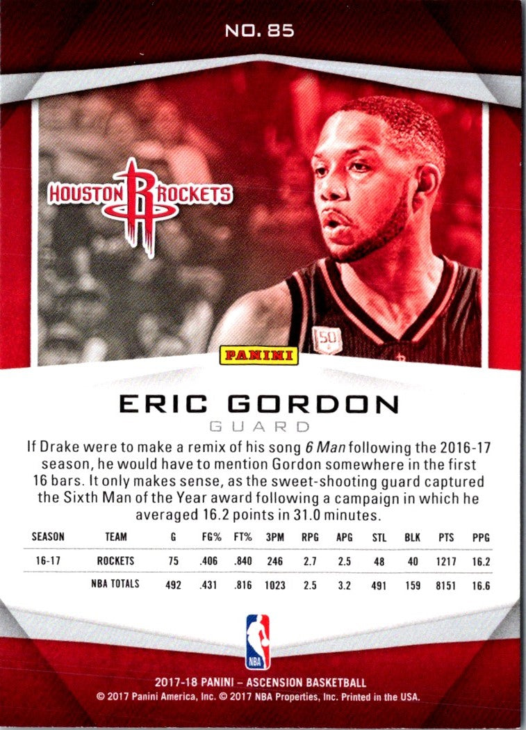 2017 Panini Ascension Eric Gordon