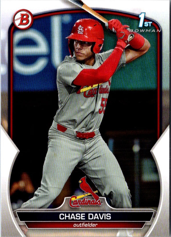 2023 Bowman Draft Chase Davis #BD-48 Rookie