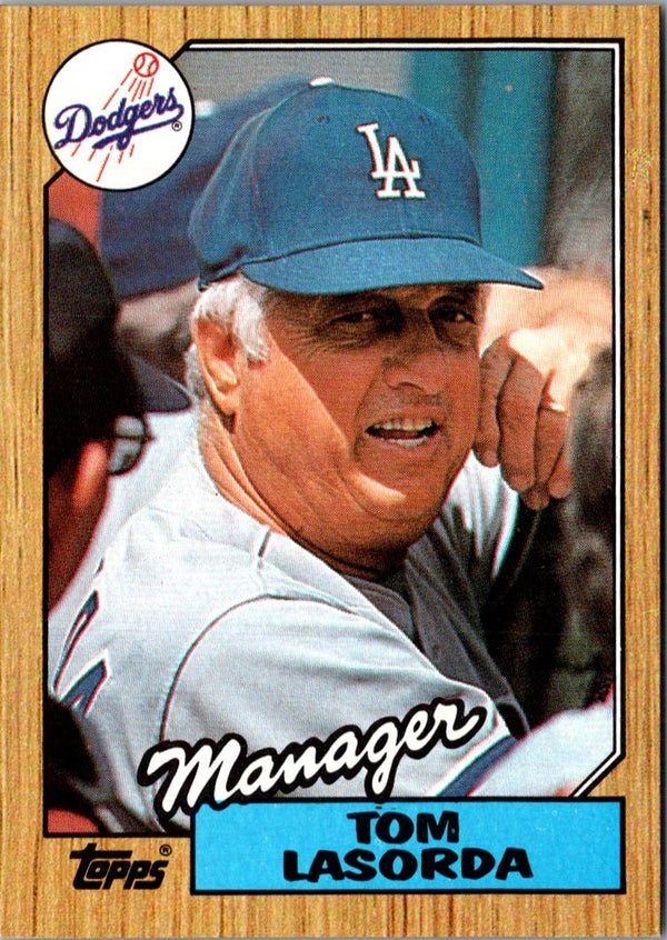 1987 Topps Tommy Lasorda #493