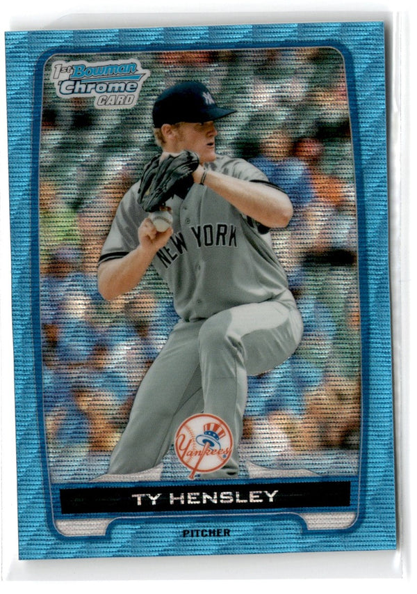 2012 Bowman Draft Picks & Prospects Chrome Ty Hensley #BDPP19