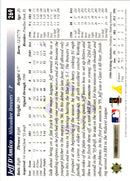 1997 Score Artist's Proofs White Border Jeff D'Amico