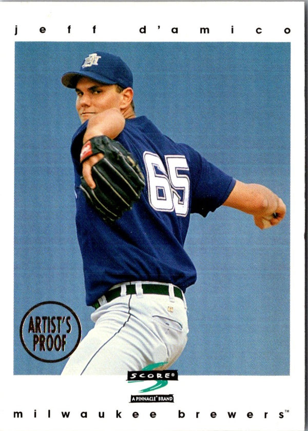 1997 Score Artist's Proofs White Border Jeff D'Amico #269