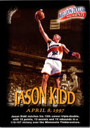 1997 Fleer Million Dollar Moments Jason Kidd