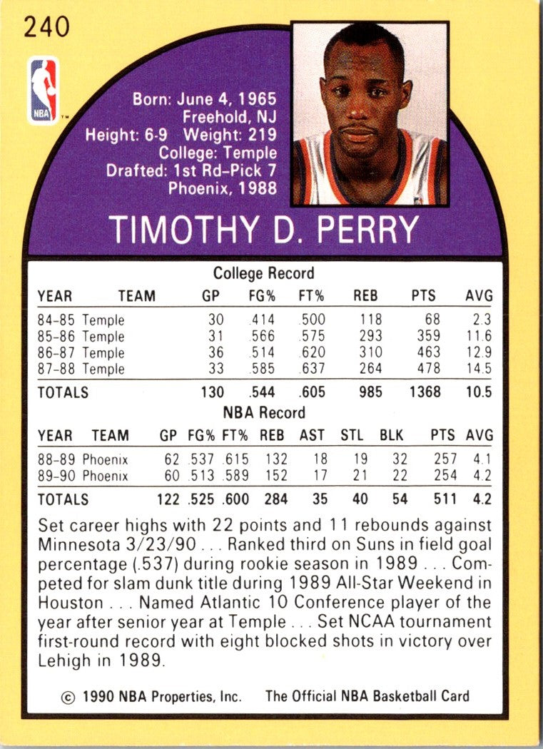 1990 Hoops Tim Perry