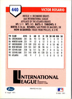 1991 Line Drive AAA Victor Rosario #440