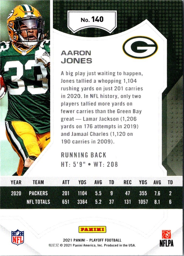 2021 Panini Playoff Aaron Jones