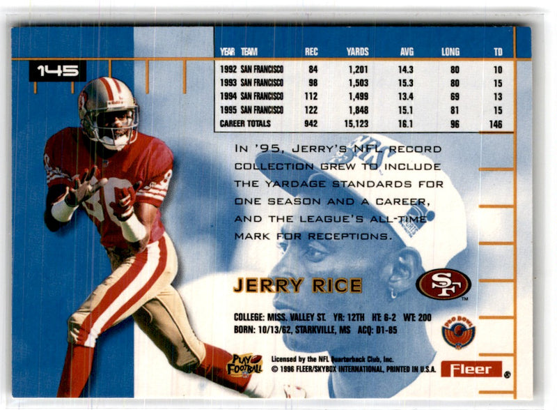 1996 Ultra Jerry Rice