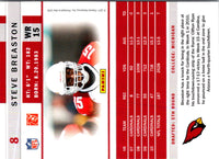 2011 Score Scorecard Steve Breaston #8