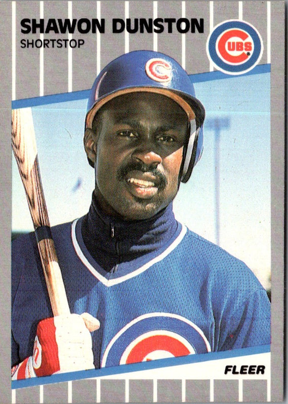 1989 Fleer Shawon Dunston #424